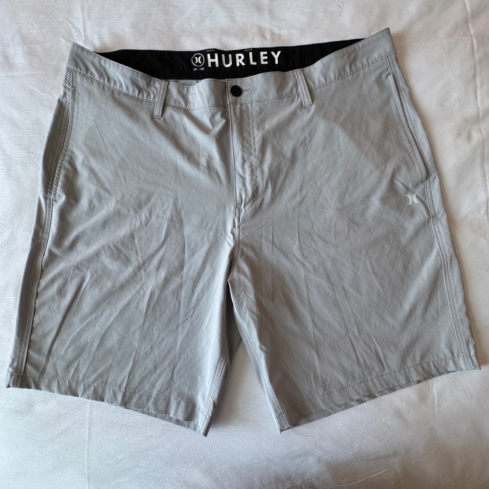 Hurley Hybrid Short Men's 44 Khaki Fast-drying Stretch Golf Hiking Summer